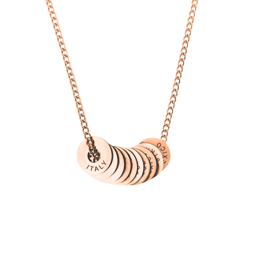 Twisted Rose Gold Necklace