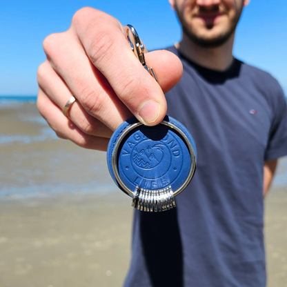 NEW - Ocean Blue Vegan Keychain