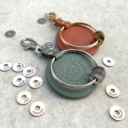 NEW - Sage Green Vegan Keychain