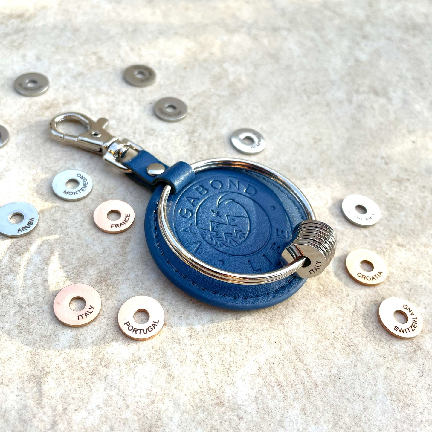 NEW - Ocean Blue Vegan Keychain
